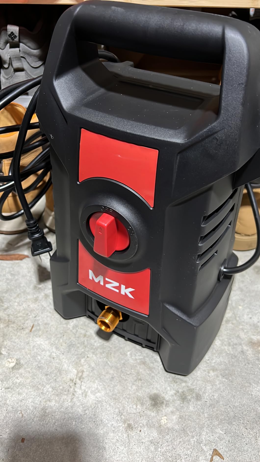 MZK Lightweight Pressure Washer, Portable Power Cleaner with Foam Cannon customer photo 1