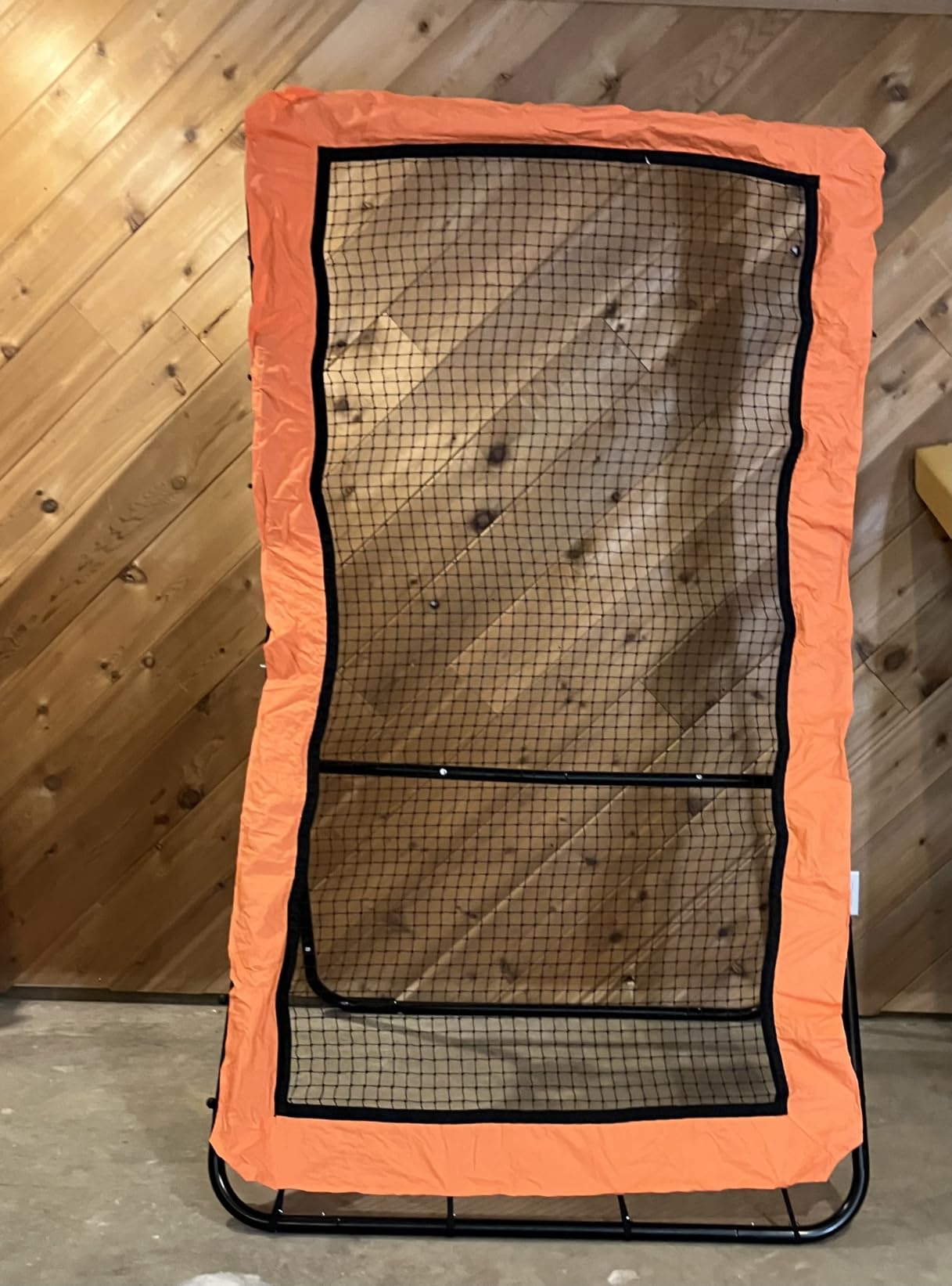 Lacrosse Rebounder net for Backyard, 4x7FT Adjustable Net with 5 Angles & Target Stripe,Durable Multi-Sport Practice Tool for Soccer Baseball Volleyball Training Equipment customer photo 2