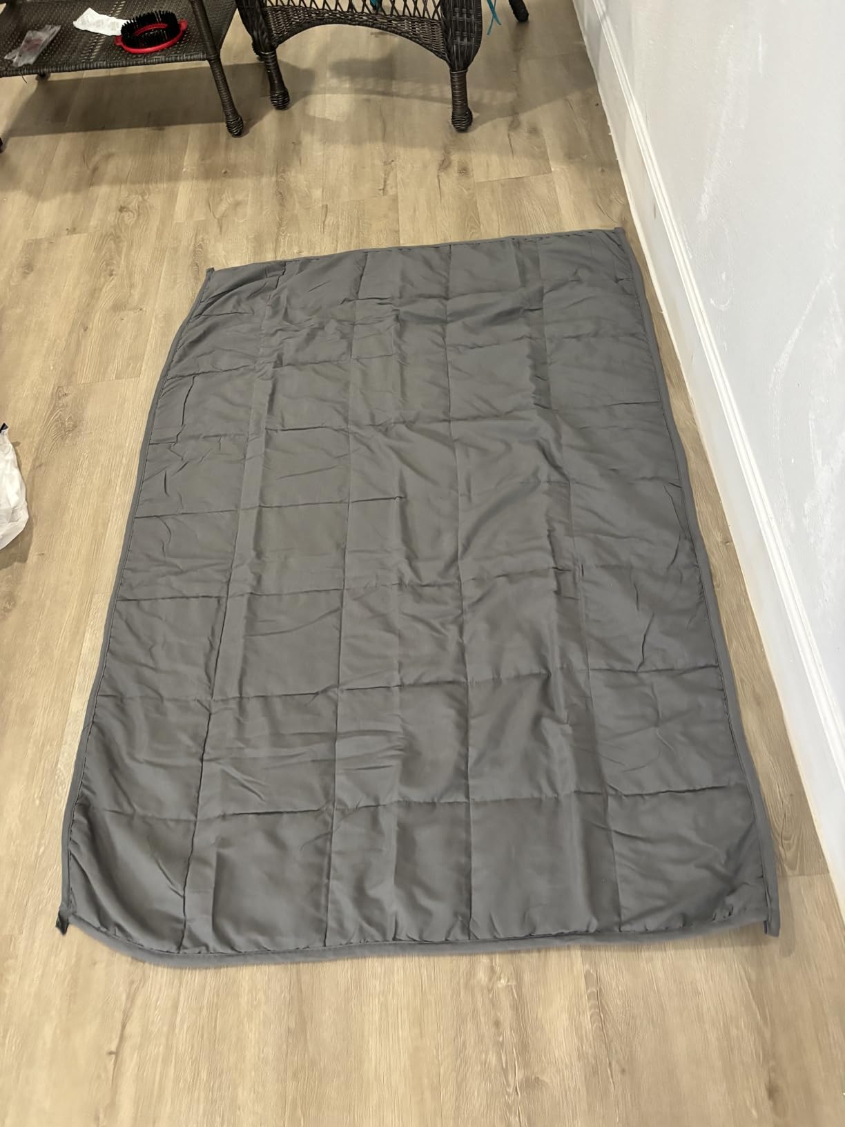 Smart Queen Cooling Weighted Blanket for Adults 15 lbs, 48