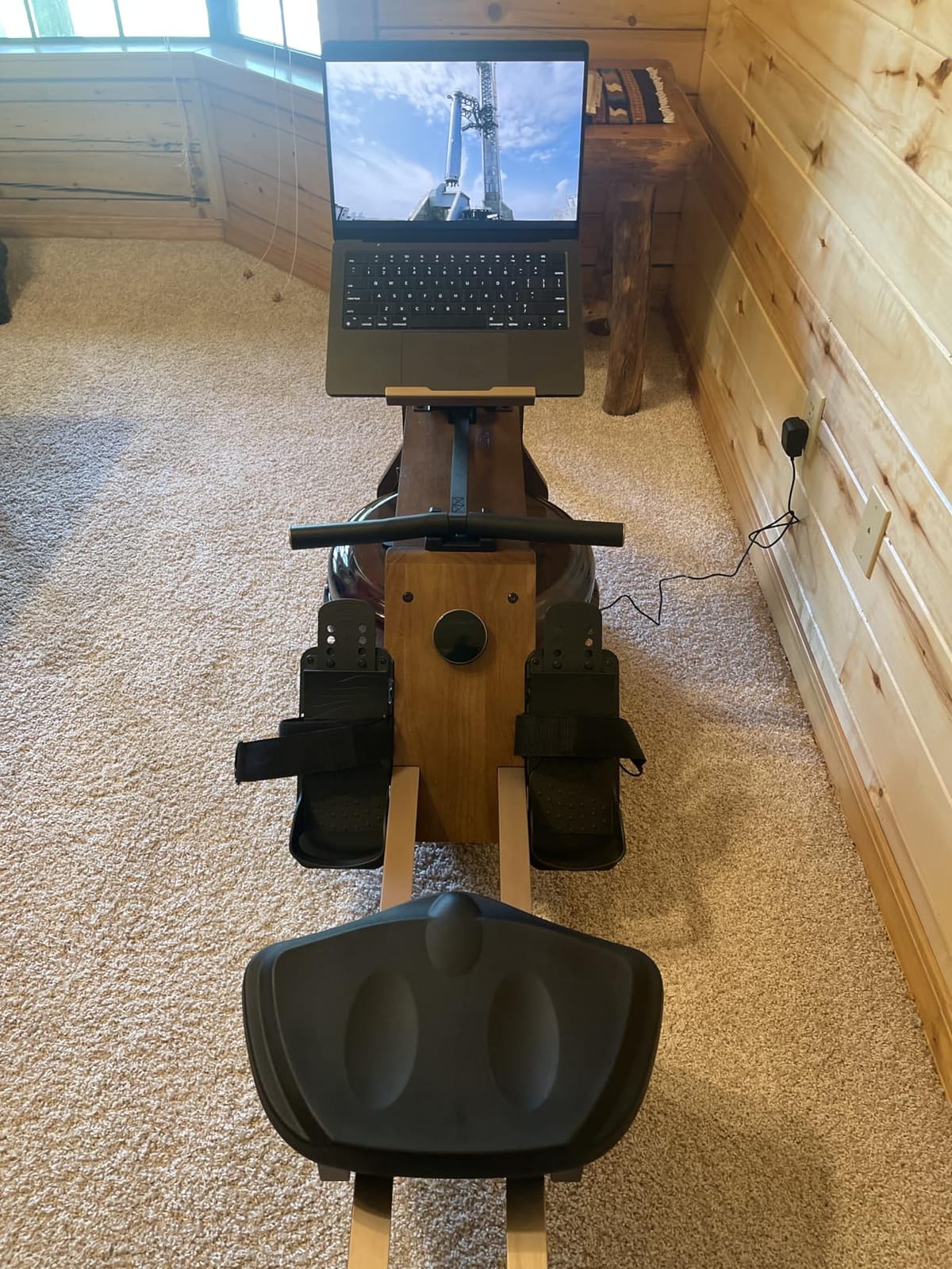 Wenoker Water Rowing Machine, Foldable Saving,Immersive Water Rower customer photo 2