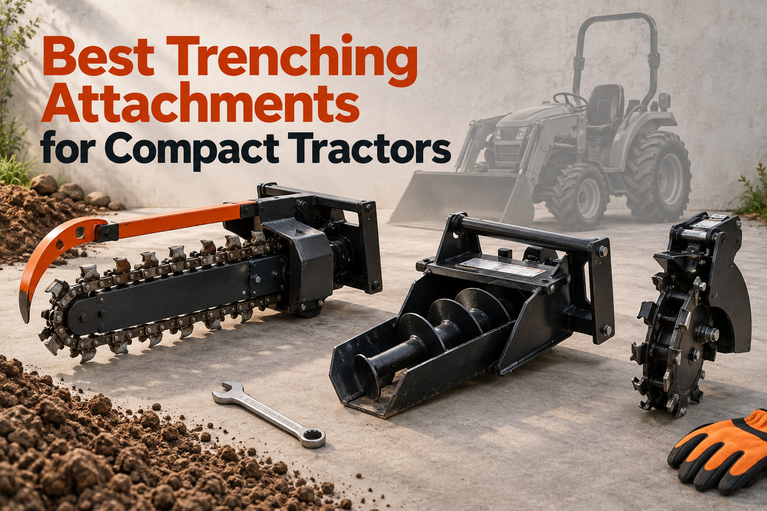 8 Best Trenching Attachments for Compact Tractors (September 2026)
