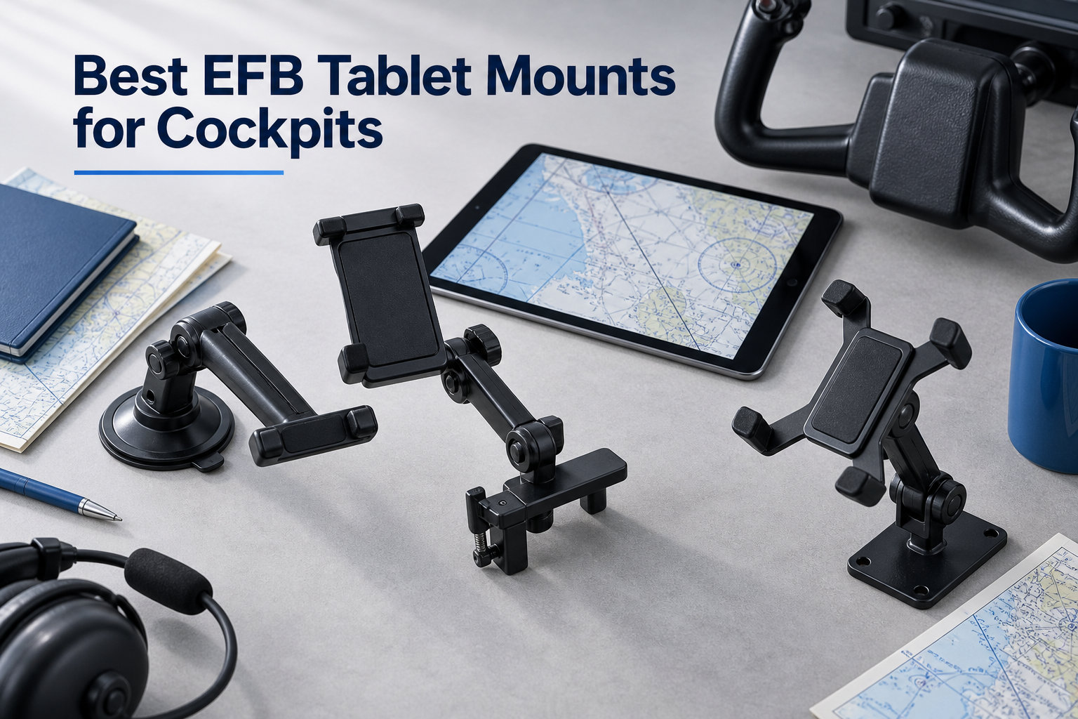 8 Best EFB Tablet Mounts for Cockpits (September 2026)
