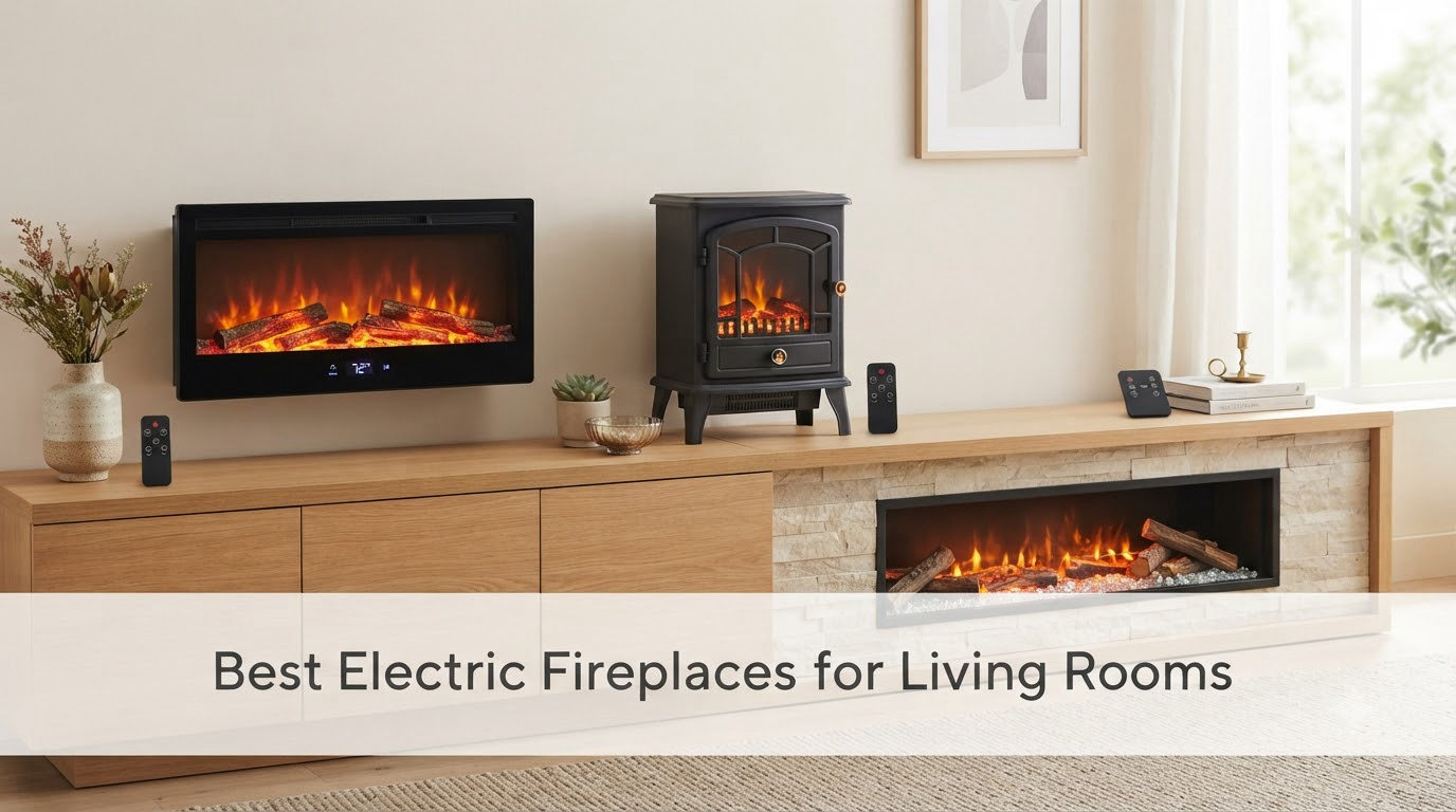 8 Best Electric Fireplaces for Living Rooms (September 2026)
