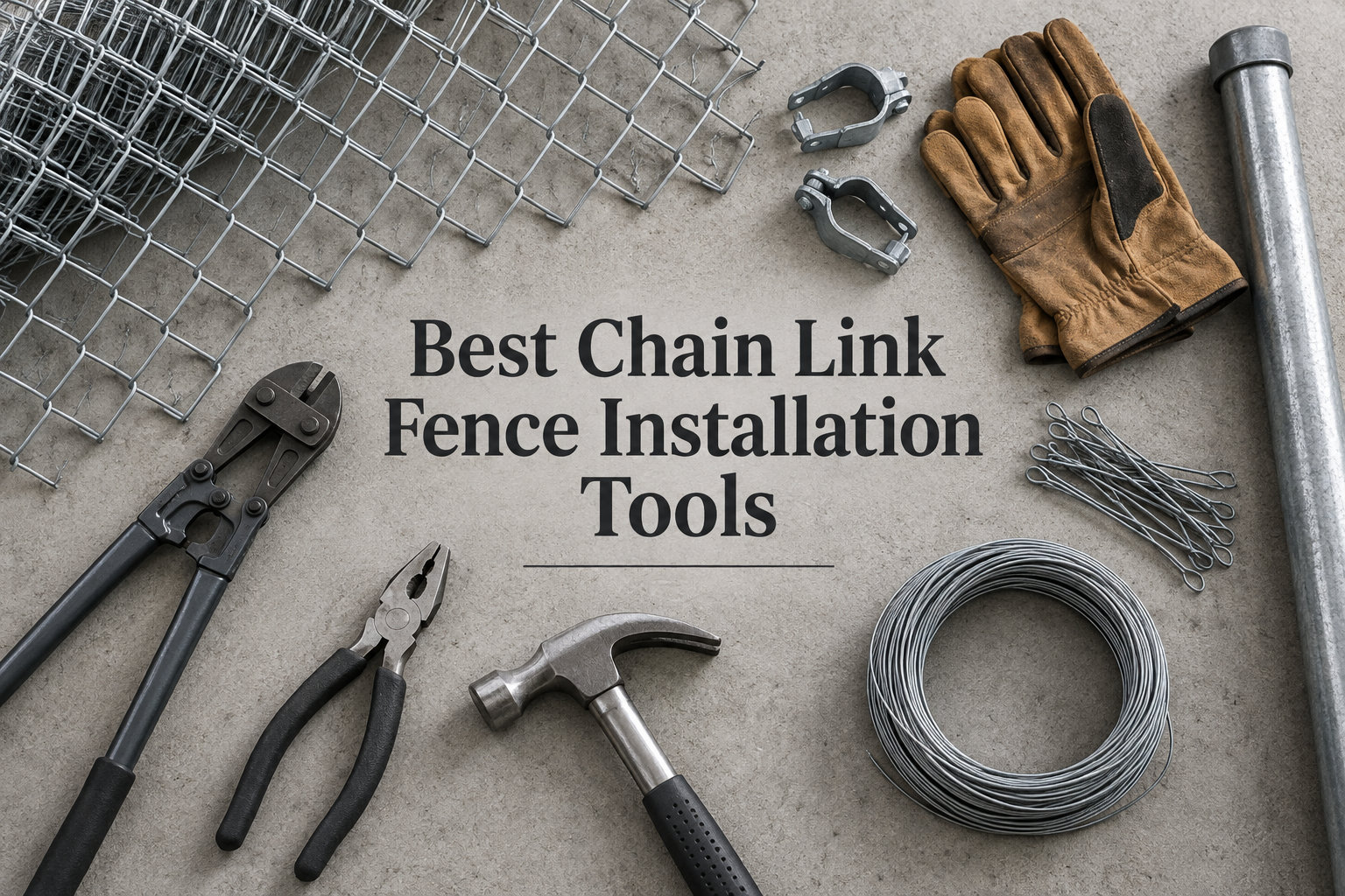 8 Best Chain Link Fence Installation Tools (September 2026)