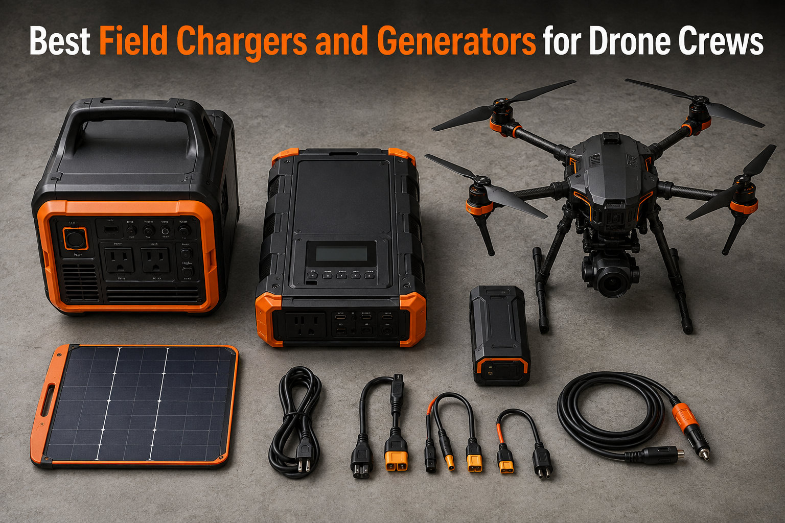 8 Best Field Chargers and Generators for Drone Crews 2026