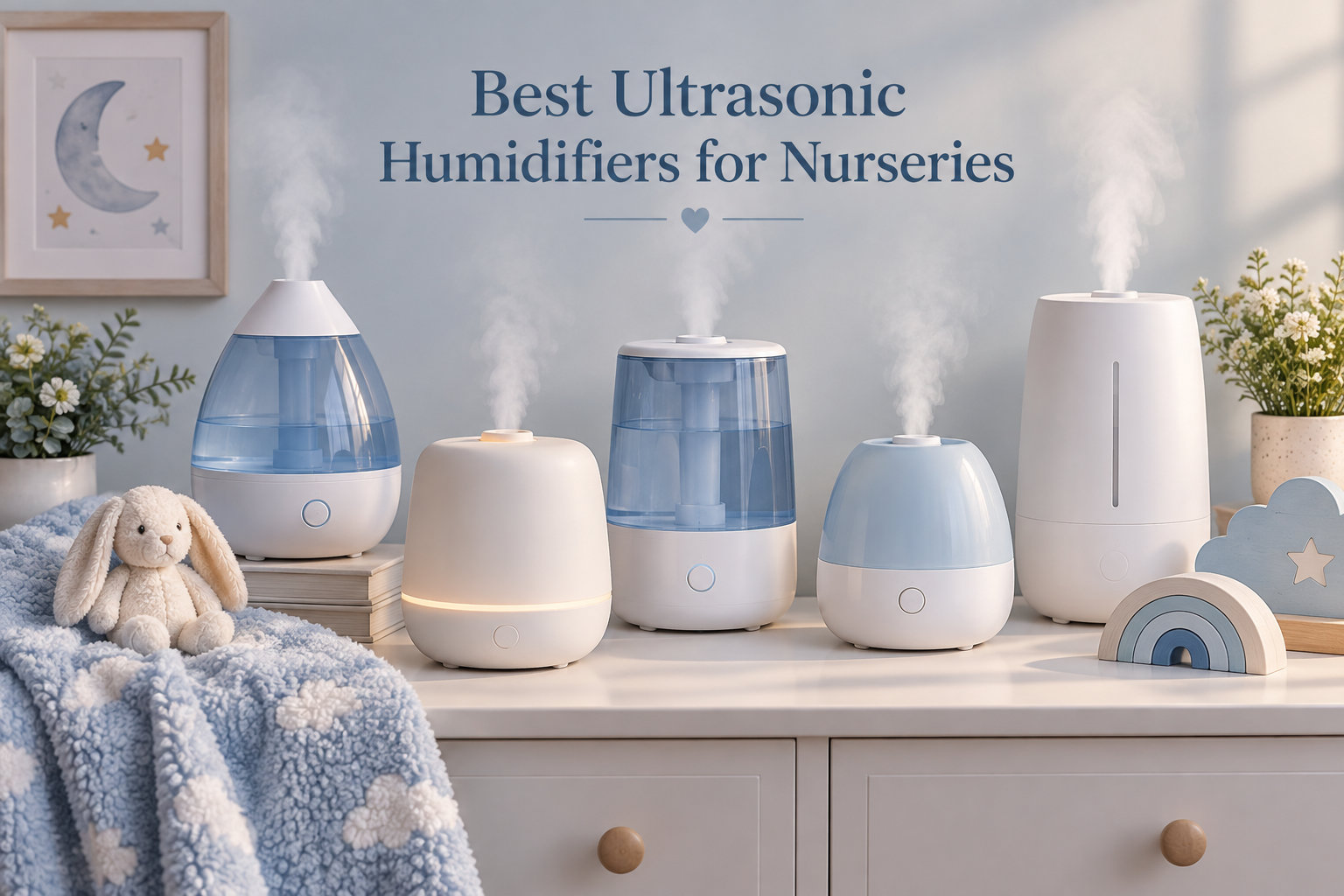 8 Best Ultrasonic Humidifiers for Nurseries 2026