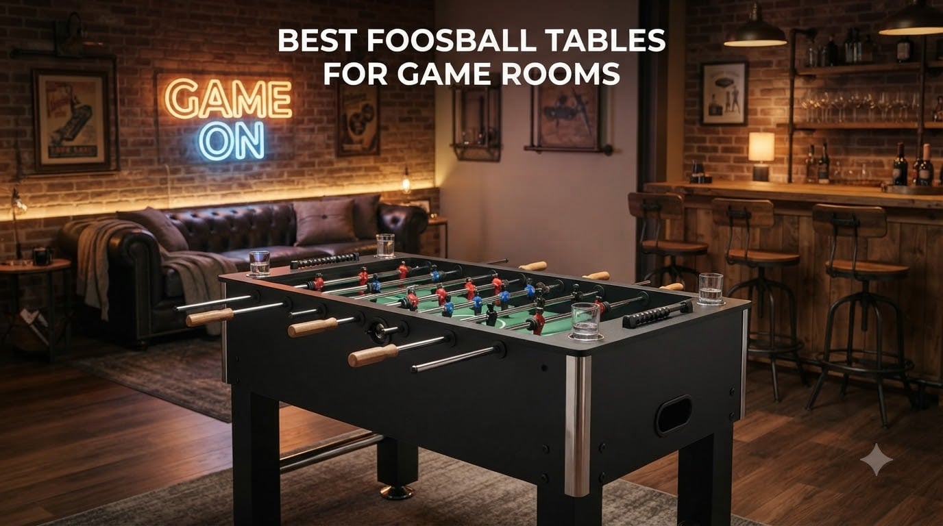 10 Best Foosball Tables for Game Rooms (September 2026)