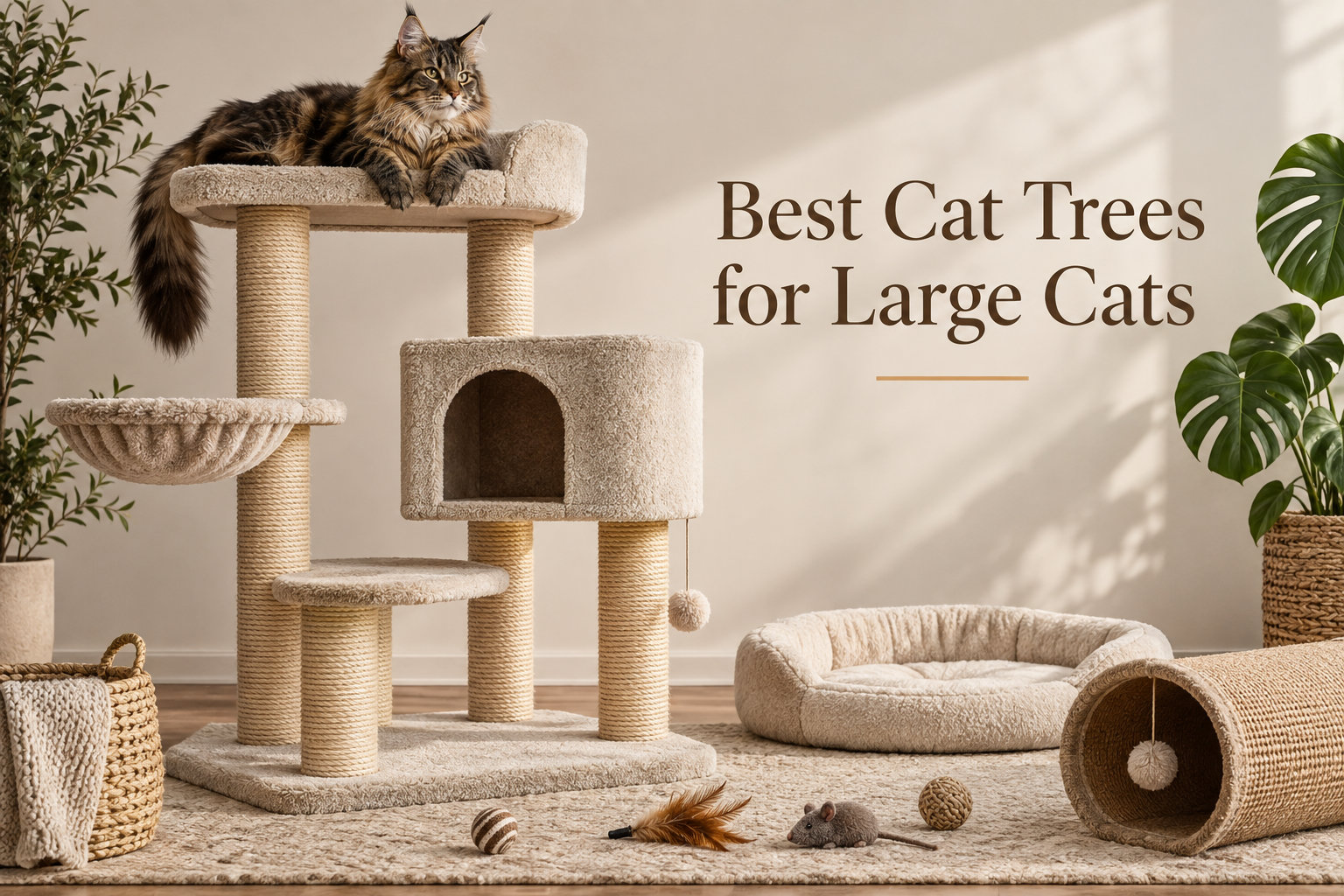 8 Best Cat Trees for Large Cats (September 2026)