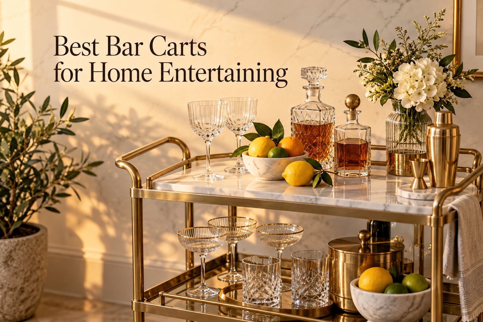 10 Best Bar Carts for Home Entertaining (September 2026)