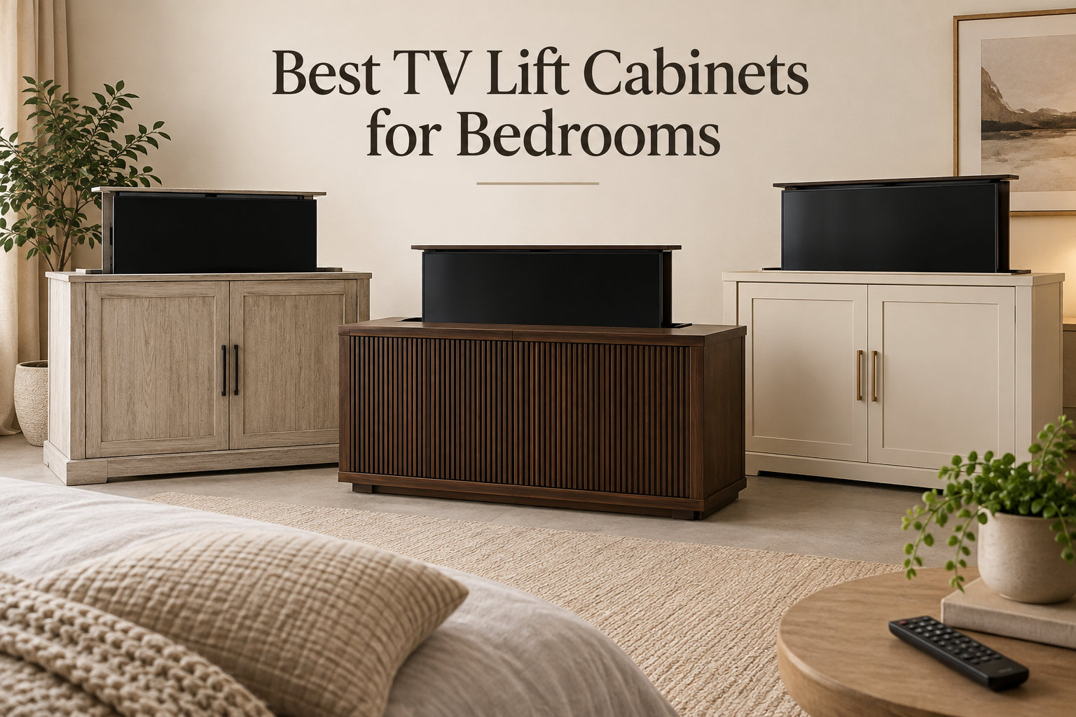 7 Best TV Lift Cabinets for Bedrooms (September 2026)