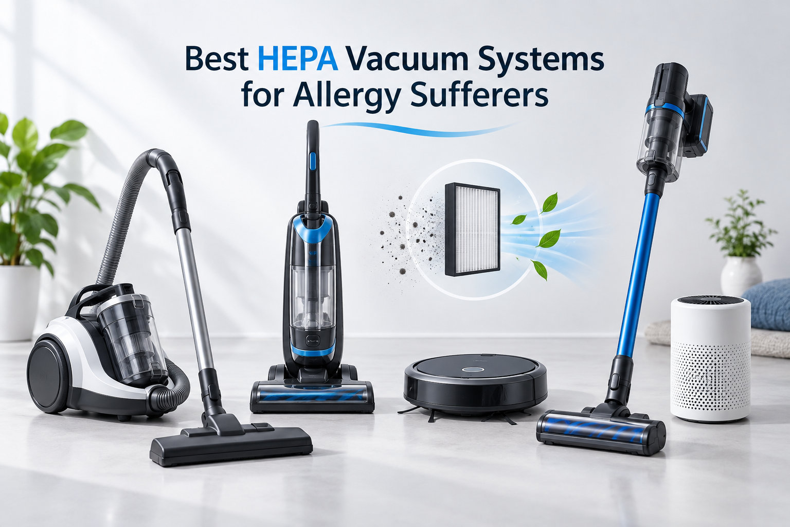 8 Best HEPA Vacuum for Allergies (September 2026)