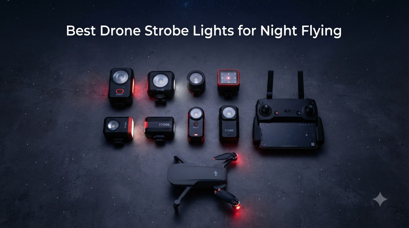 8 Best Drone Strobe Lights for Night Flying (2026)