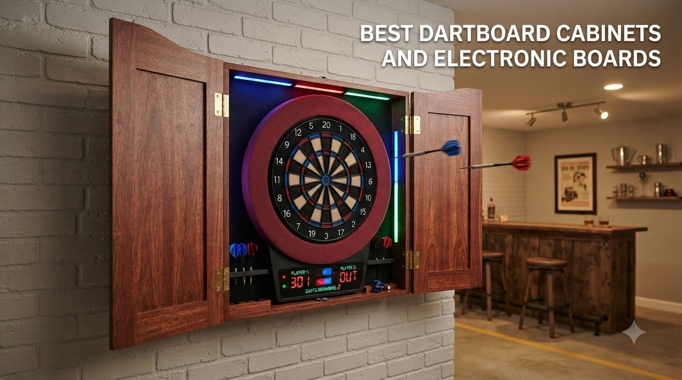 8 Best Dartboard Cabinets and Electronic Boards (September 2026)