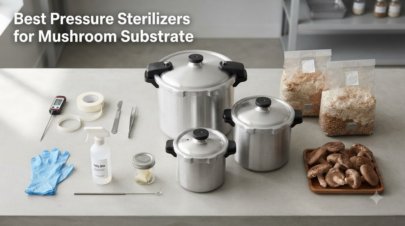 8 Best Pressure Sterilizers for Mushroom Substrate (September 2026)