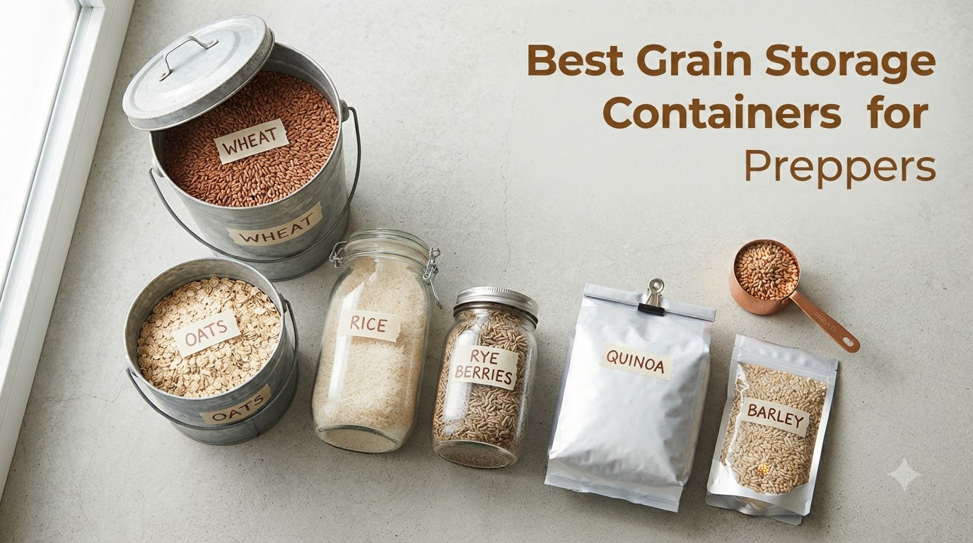8 Best Grain Storage Containers for Preppers (September 2026)