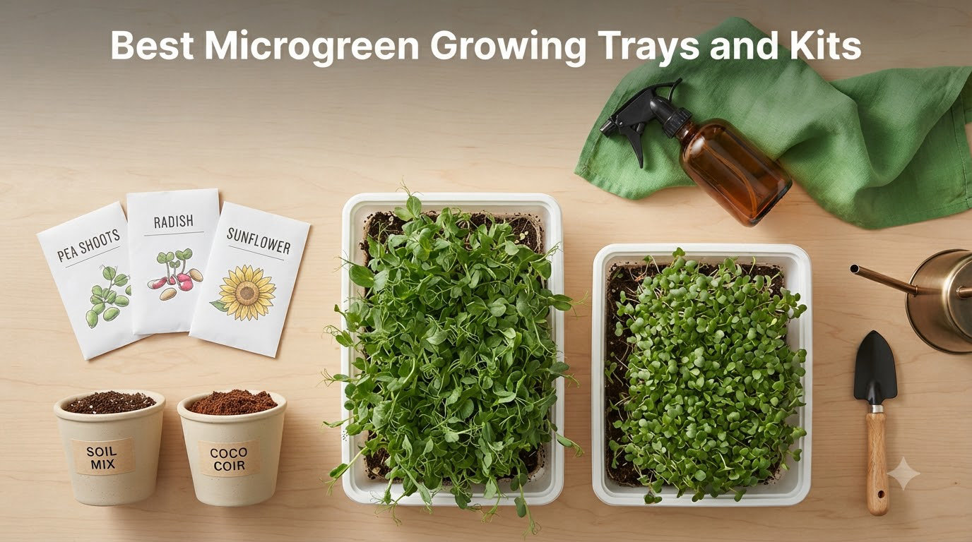 8 Best Microgreen Growing Trays and Kits (September 2026)