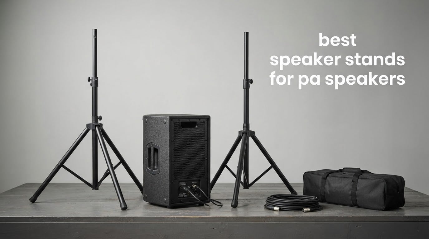 12 Best Speaker Stands for PA Speakers (September 2026)