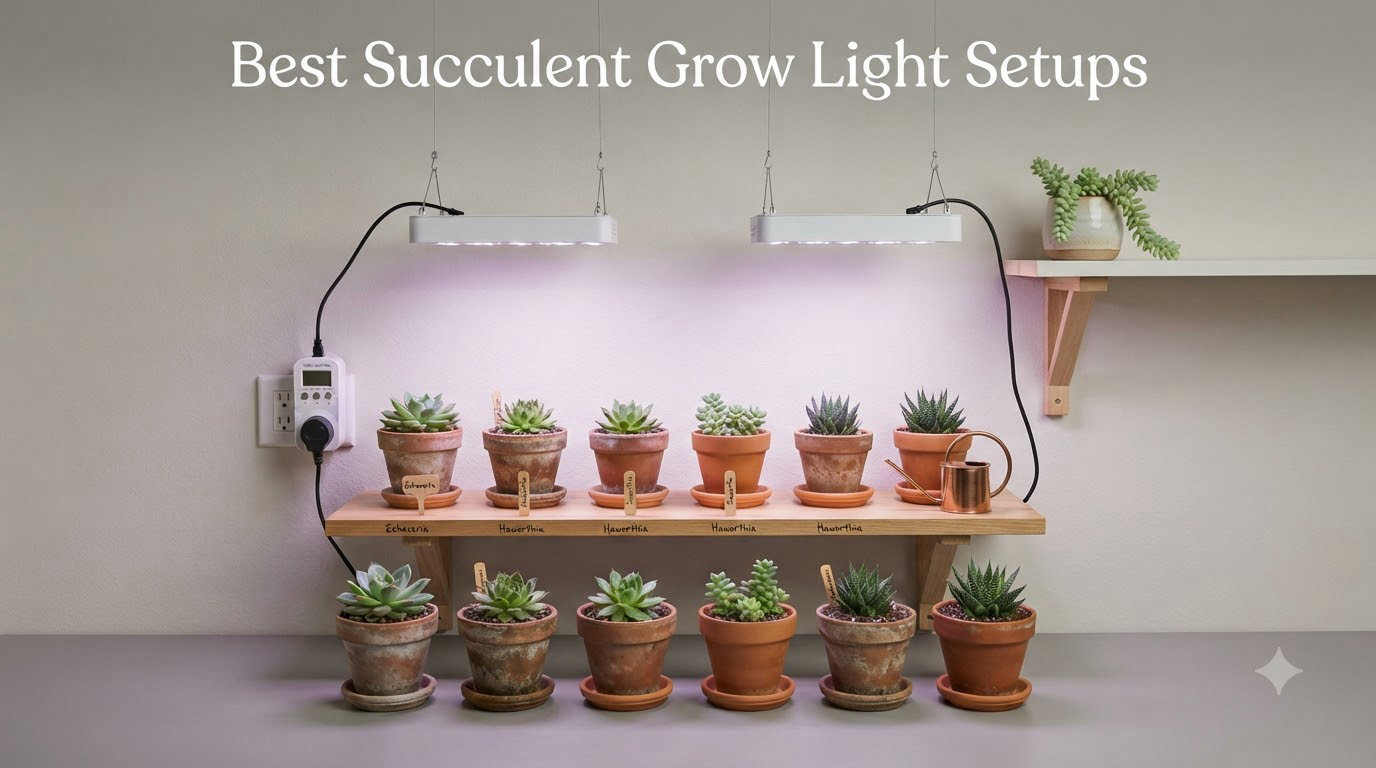 8 Best Succulent Grow Light Setups (September 2026)