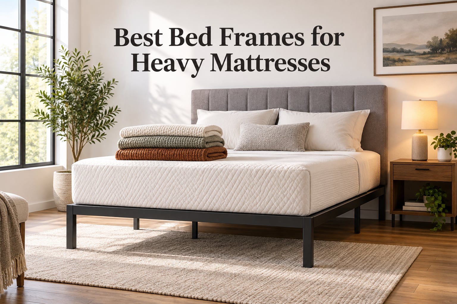 8 Best Bed Frames for Heavy Mattresses (September 2026)