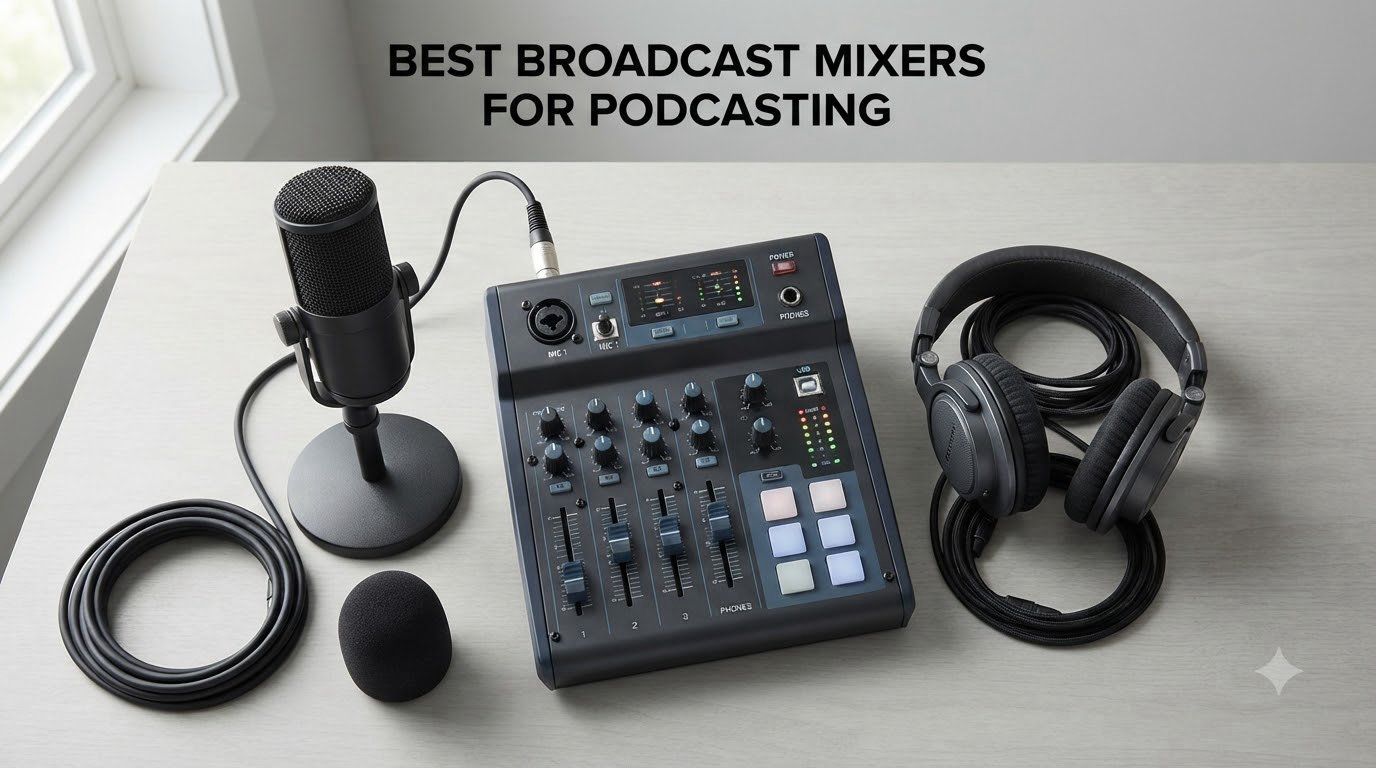 10 Best Broadcast Mixers for Podcasting (September 2026)