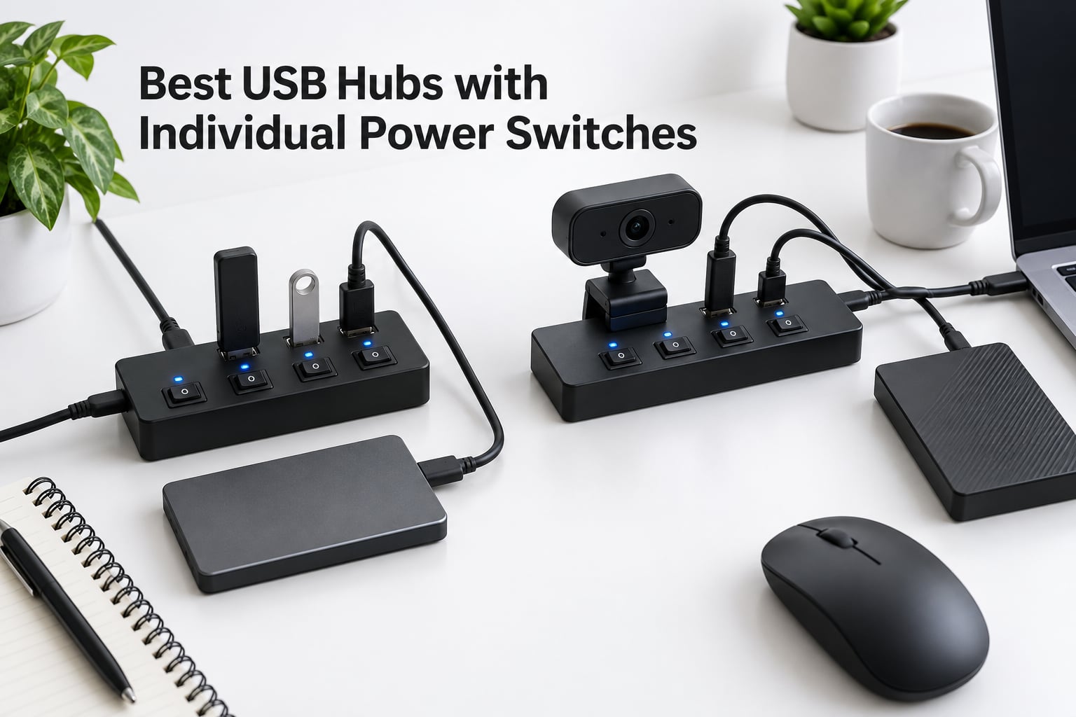 10 Best USB Hubs with Individual Power Switches (September 2026)