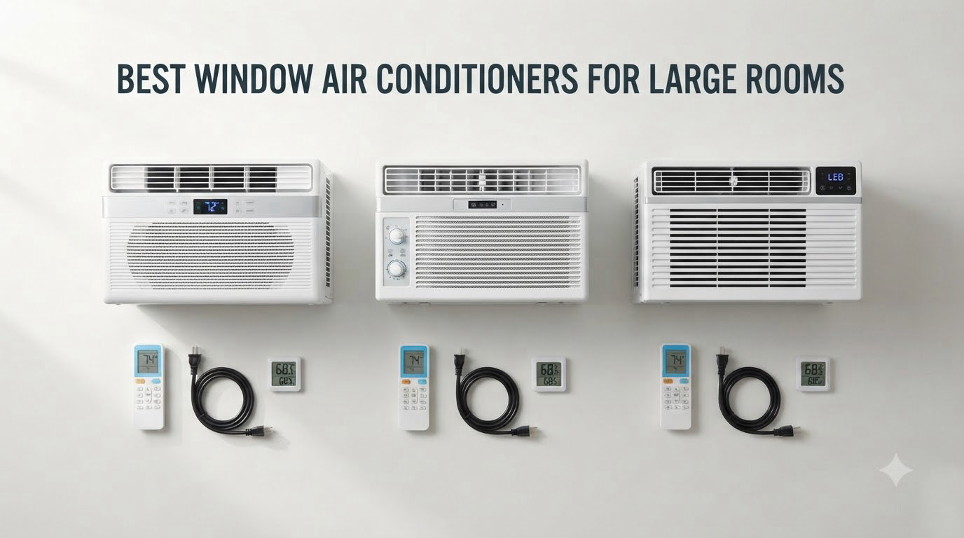 8 Best Window Air Conditioners for Large Rooms (September 2026)