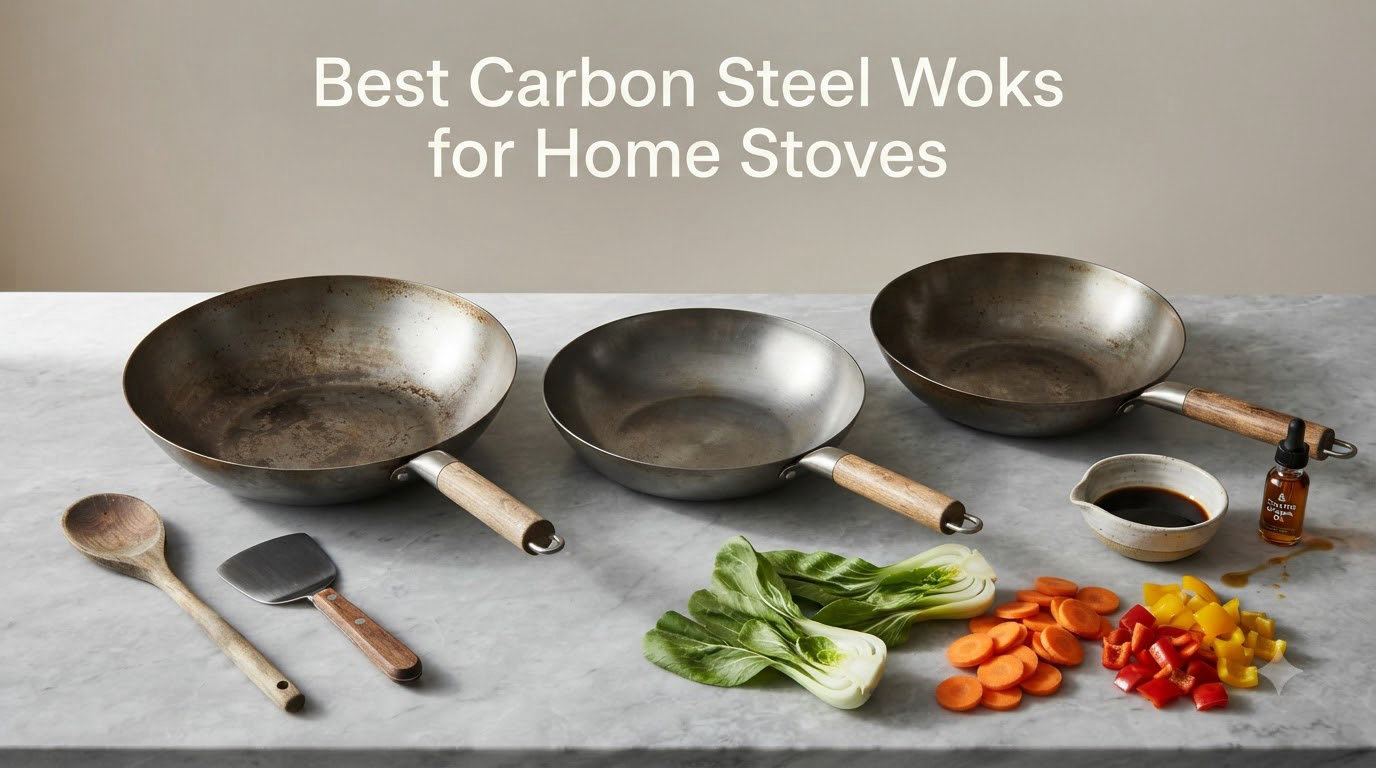 8 Best Carbon Steel Woks for Home Stoves (September 2026)