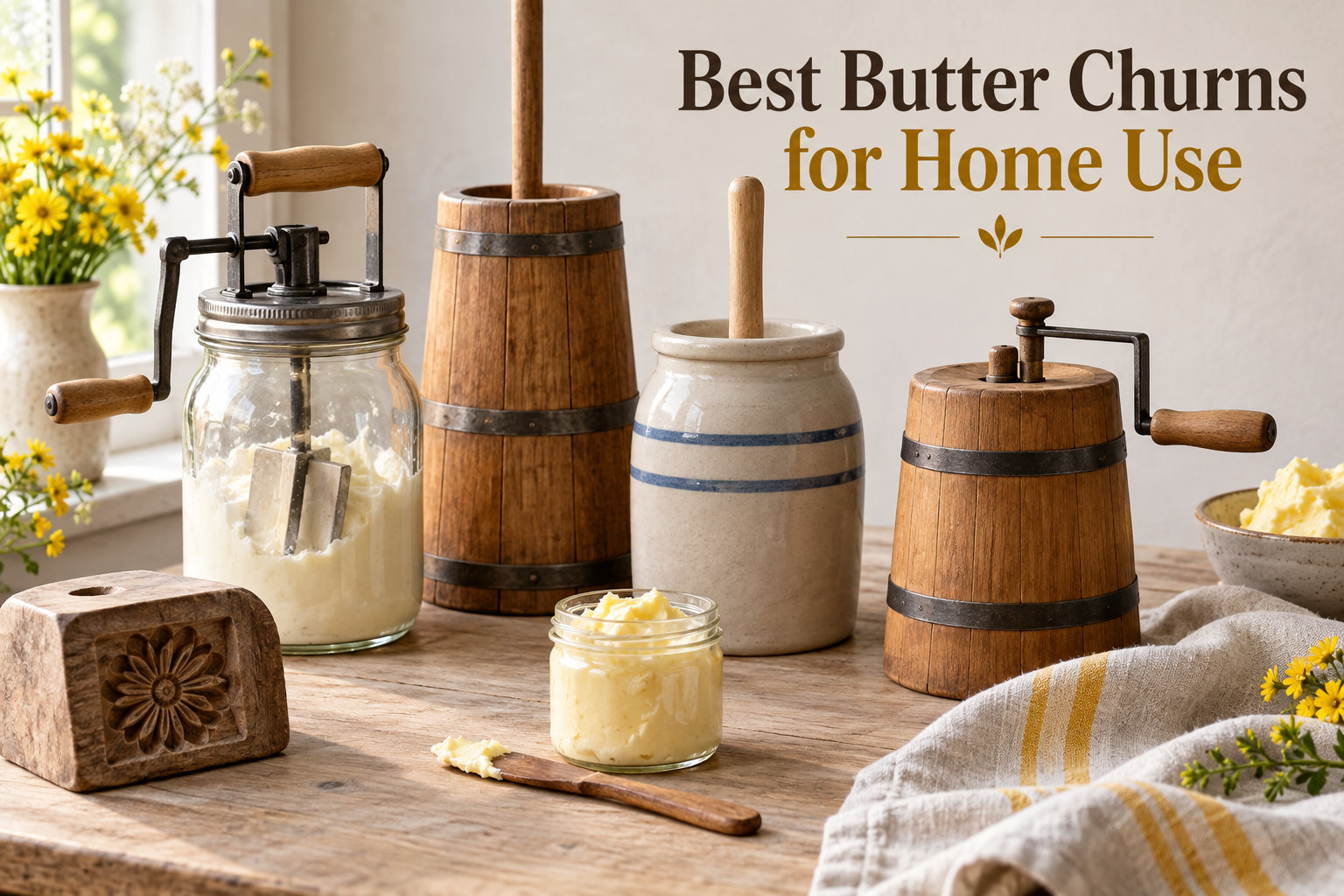 8 Best Butter Churns for Home Use (September 2026)