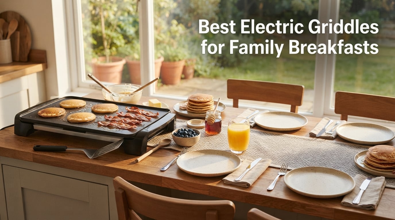 8 Best Electric Griddles for Family Breakfasts (September 2026)
