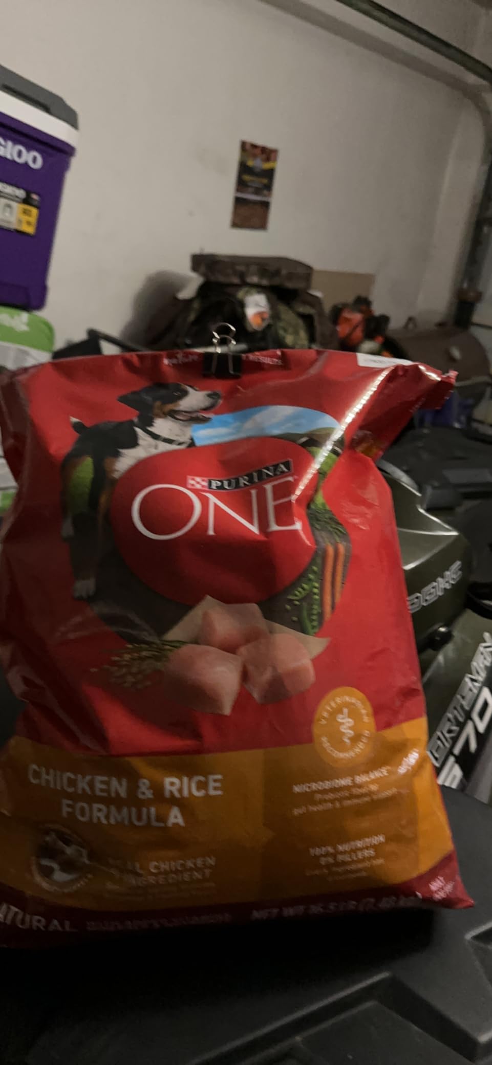 Purina ONE Chicken & Rice Formula Dry Dog Food, 8 lb Bag customer photo 2