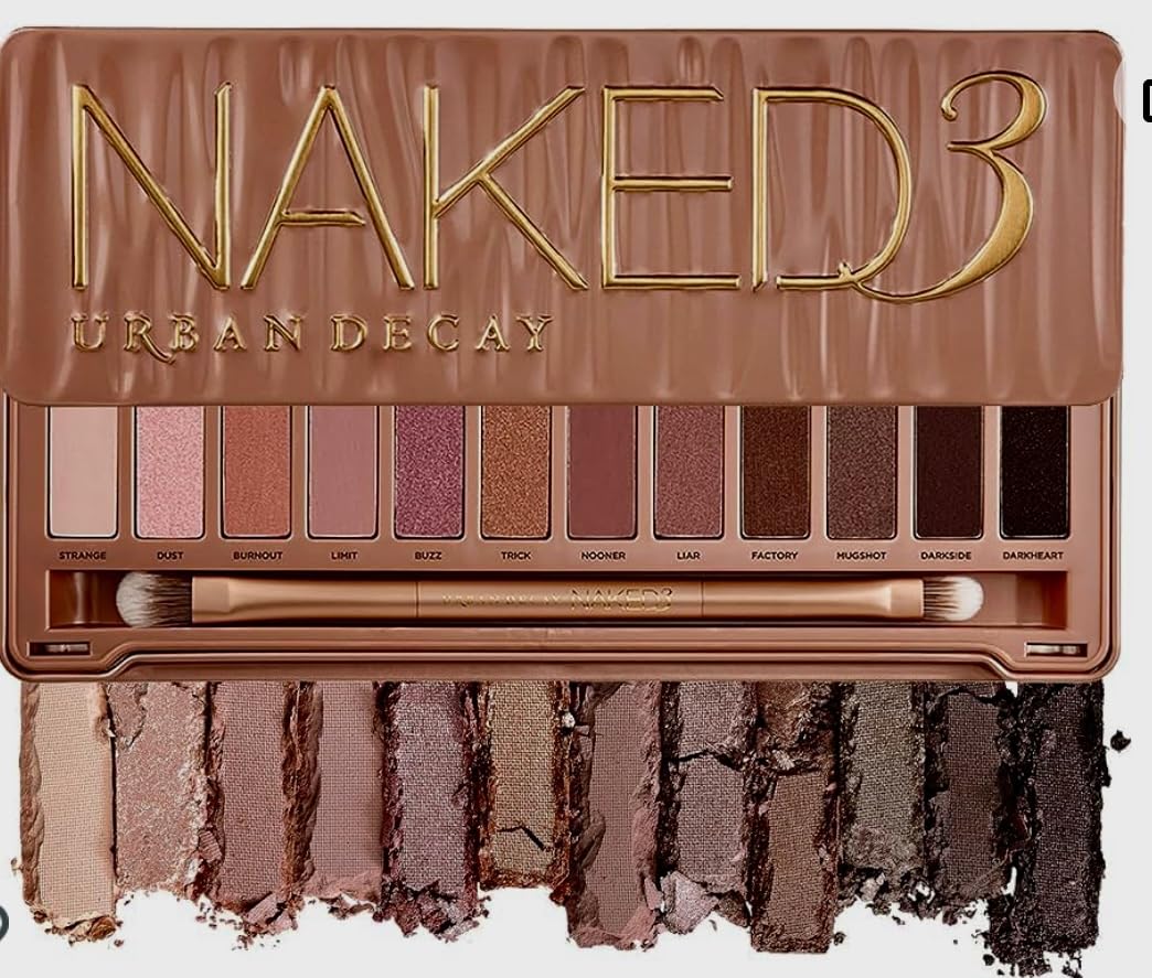 Urban Decay Naked3 Eyeshadow Palette - 12 Rosy Soft Pink Neutral Shadows customer photo 2
