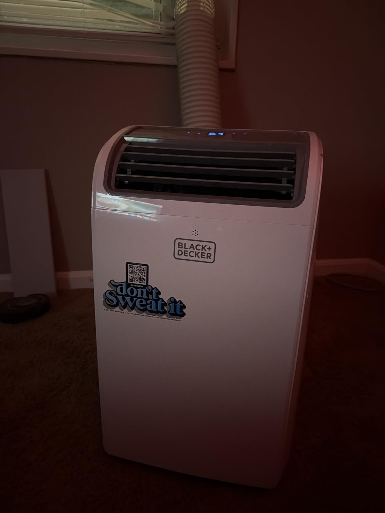 BLACK+DECKER Smart Portable Air Conditioner, 12,000 BTU, BPACT12WT, White customer photo 1