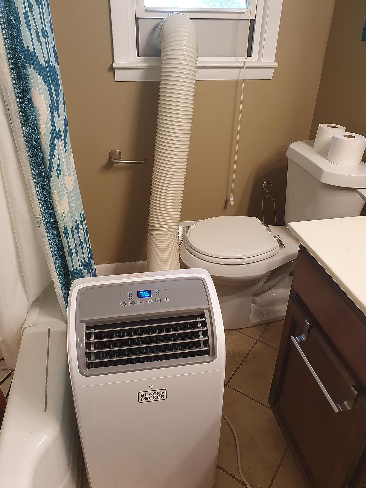 BLACK+DECKER Smart Portable Air Conditioner, 12,000 BTU, BPACT12WT, White customer photo 2