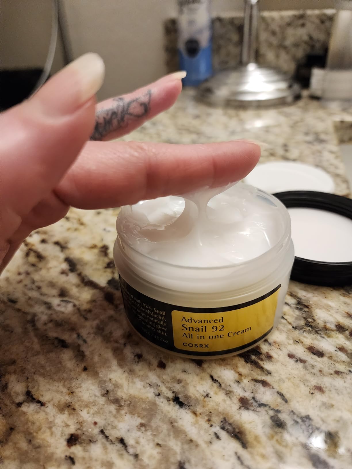 COSRX Snail Mucin 92% Face Moisturizer for Soft & Glowy Skin, 3.52 oz. customer photo 1