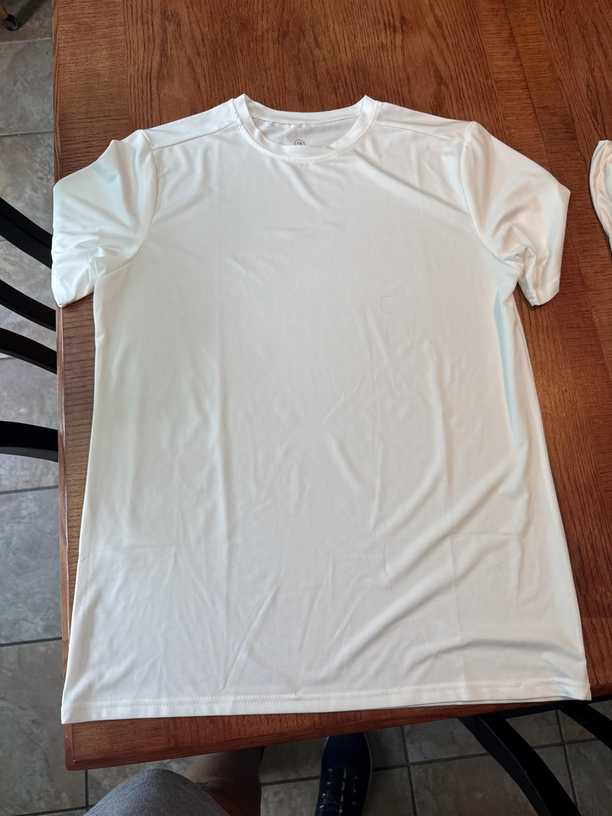 5 Pack Men's Dry Fit Workout T Shirts Crew Neck Athletic Gym Running Tees customer photo 2