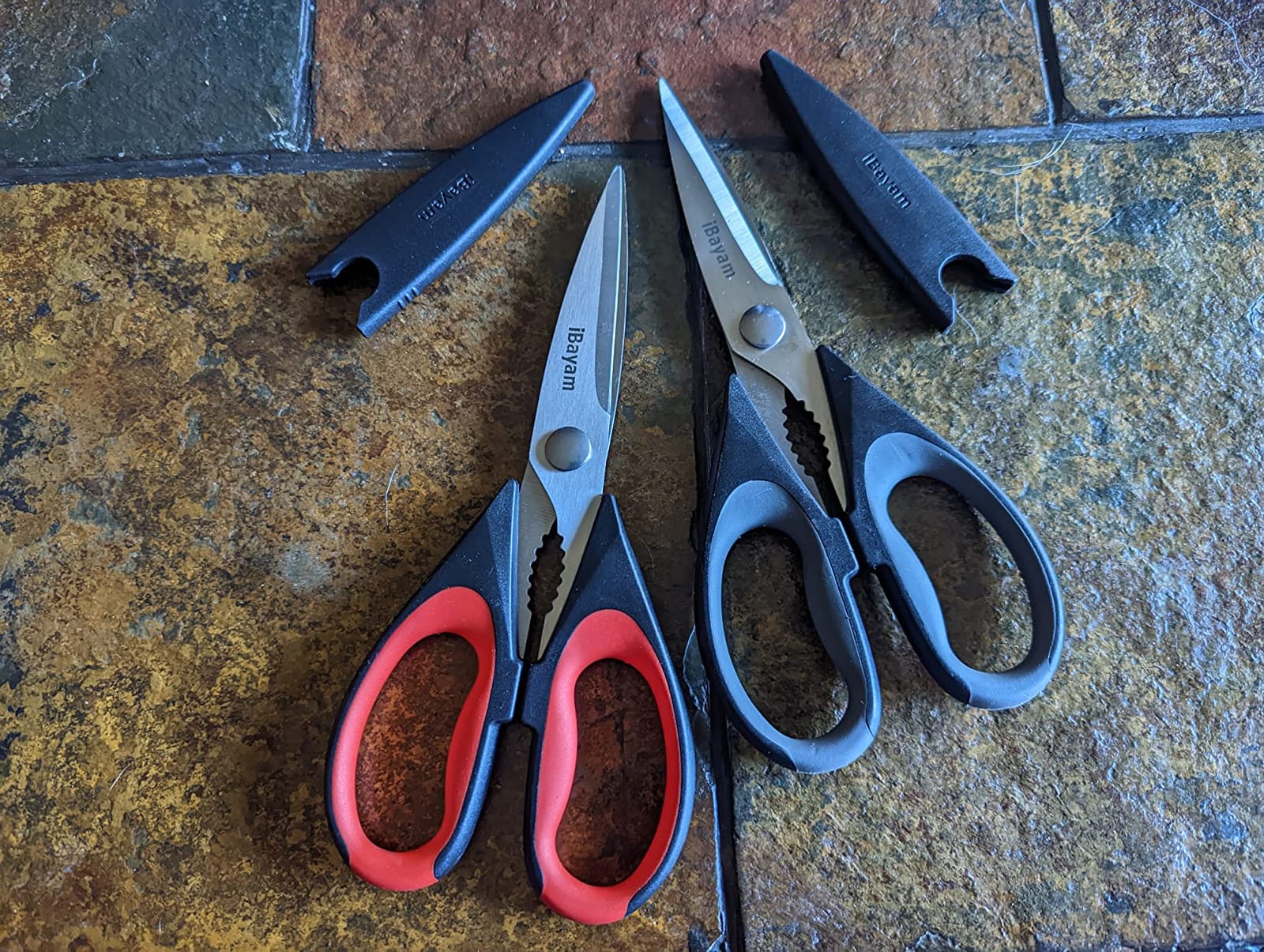 iBayam Kitchen Scissors Shears All Purpose Heavy Duty, Protective Sheath customer photo 2