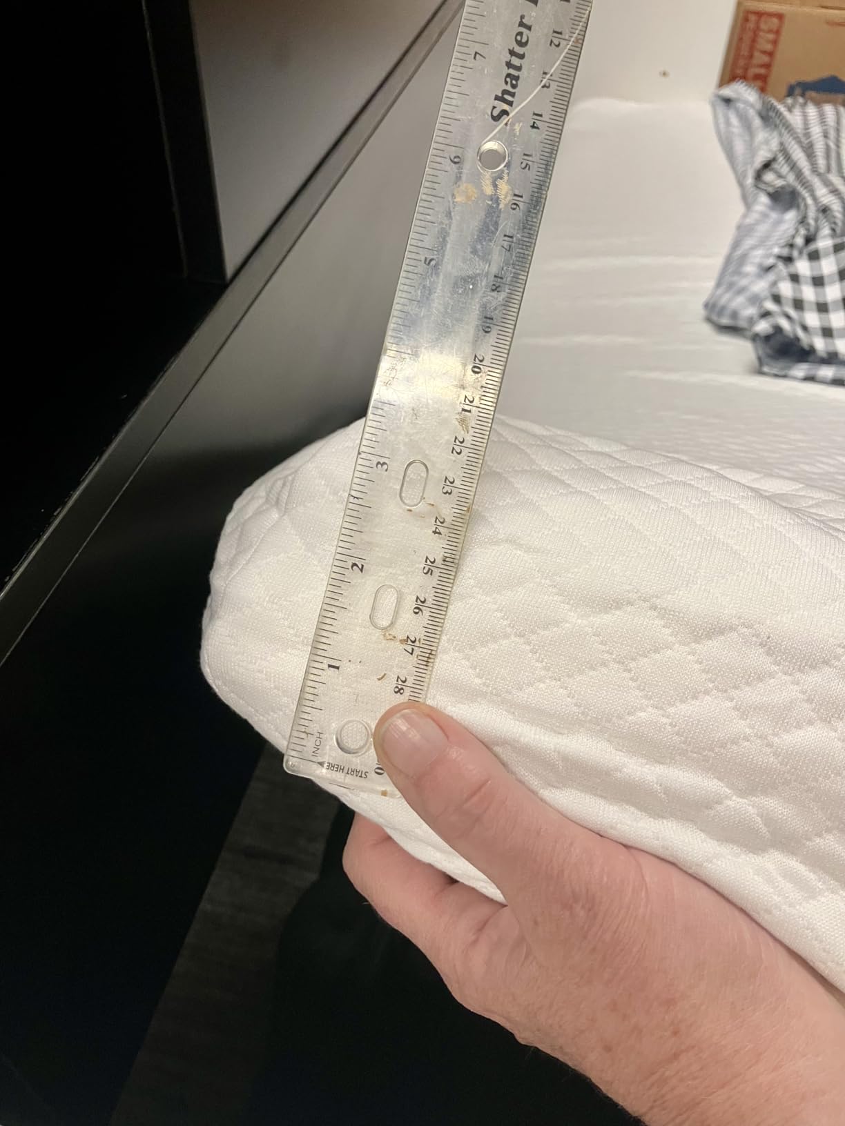 FDW | 8 Inch Twin Mattress | Medium Firm | Gel Memory Foam | White customer photo 2