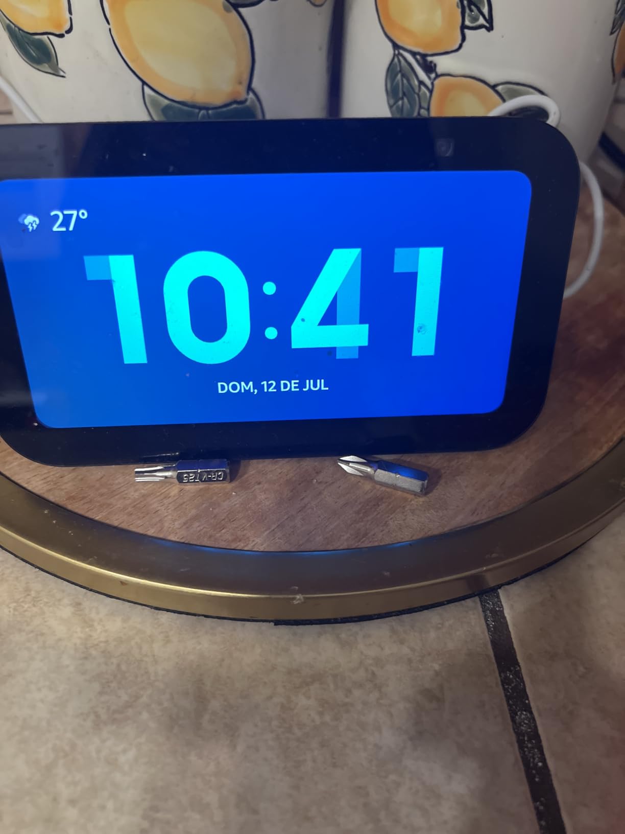 Amazon Echo Show 5 (newest model), Smart display, Designed for Alexa+, 2x the bass and clearer sound, Glacier White customer photo 2