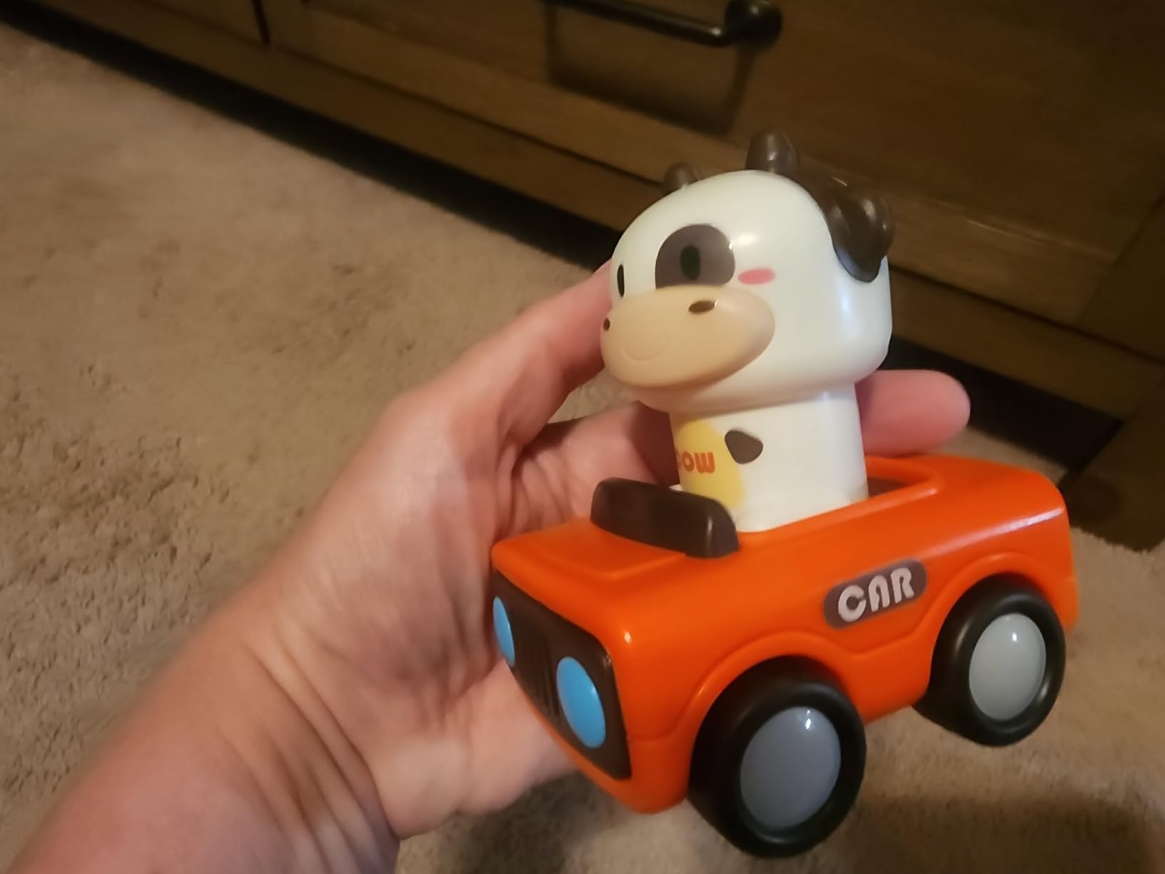 iPlay, iLearn Baby Press to Go Car Toys for Toddlers 1-3, 1 Yr Old Boy Gift customer photo 2