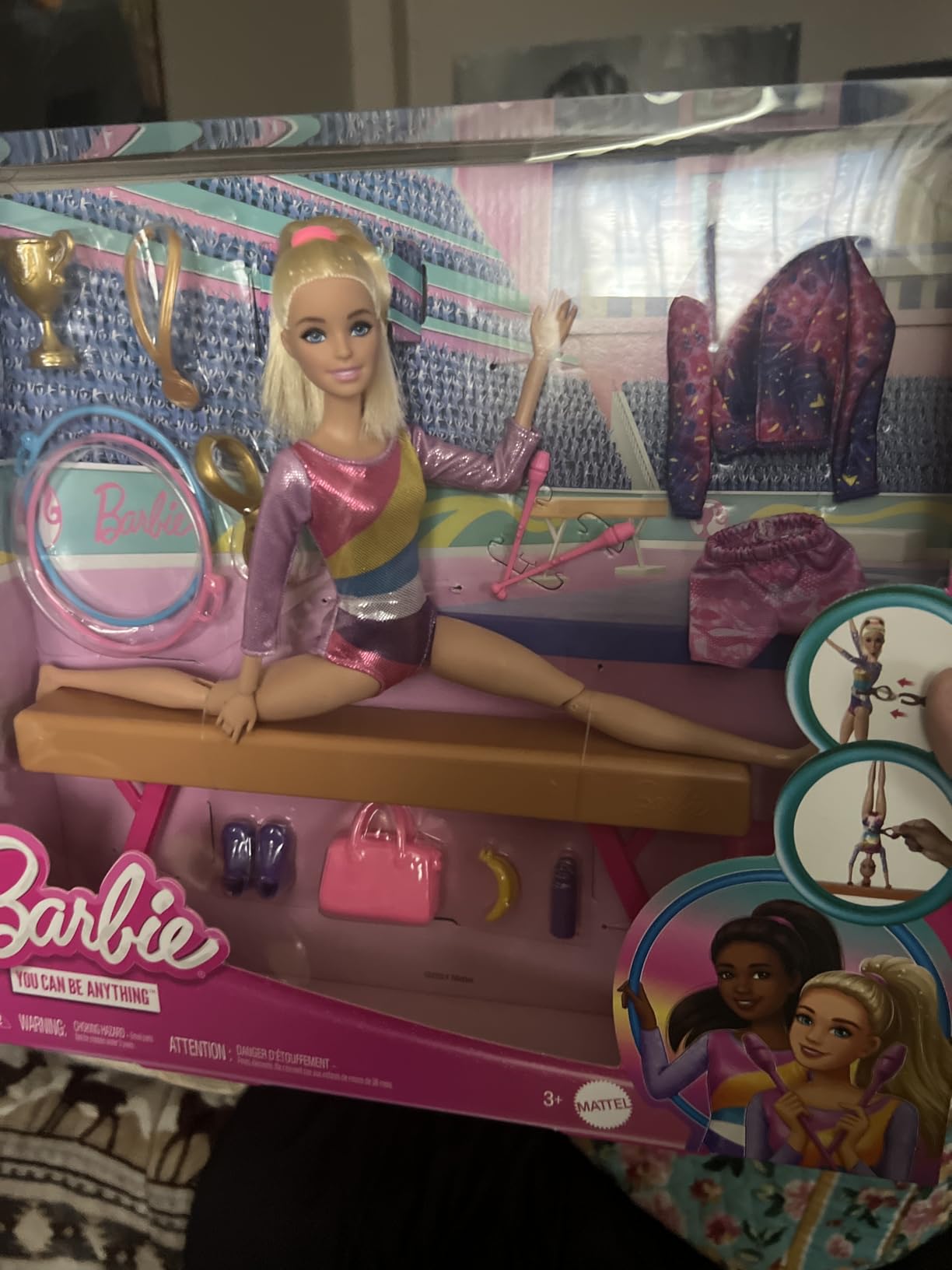 Barbie Gymnastics Doll & Accessories Playset customer photo 2