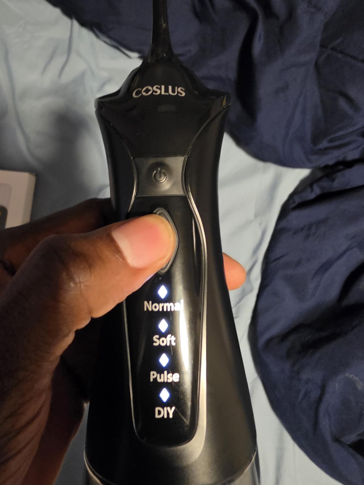 COSLUS C30 Water Dental Flosser, Upgraded DIY Mode, Black, 1Pcs customer photo 2