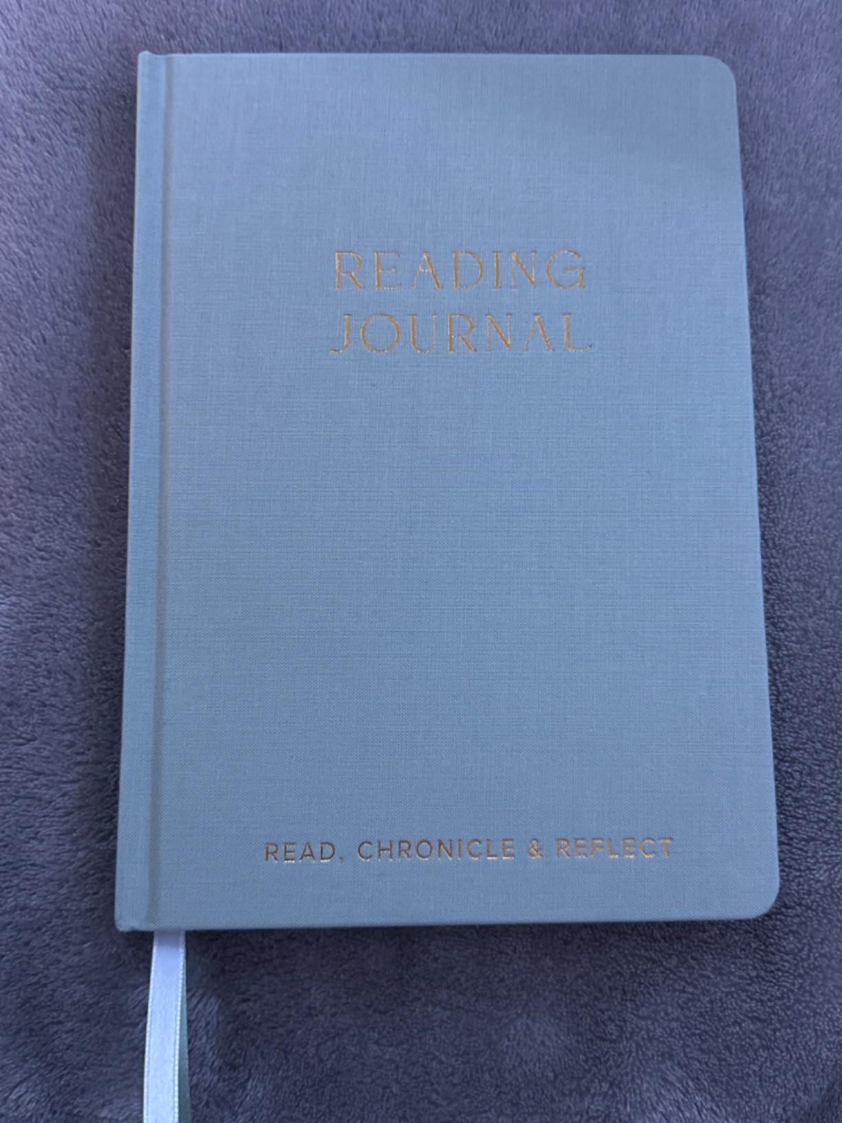 ZICOTO Beautiful Reading Journal for Book Lovers - Linen Hard Cover Tracker customer photo 2