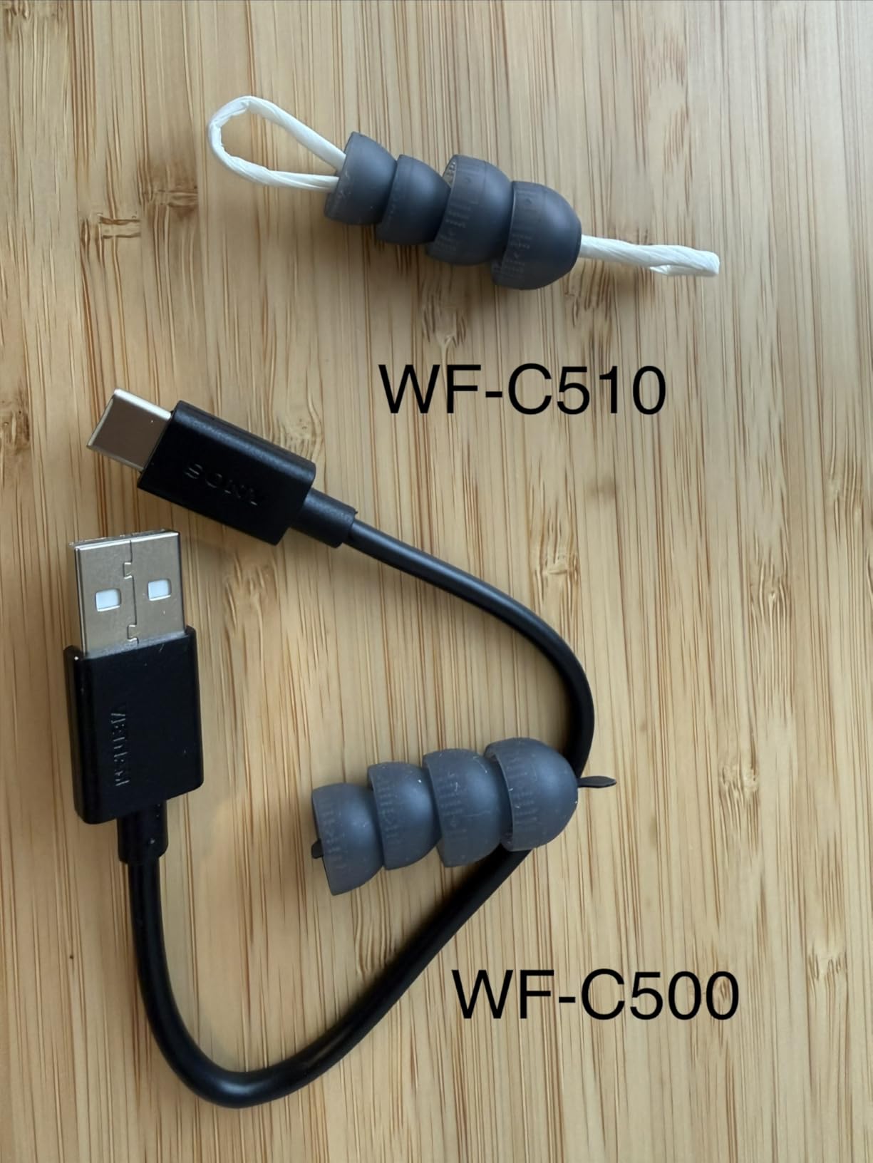 Sony WF-C510 Truly Wireless Bluetooth Earbud Headphones, Black customer photo 1