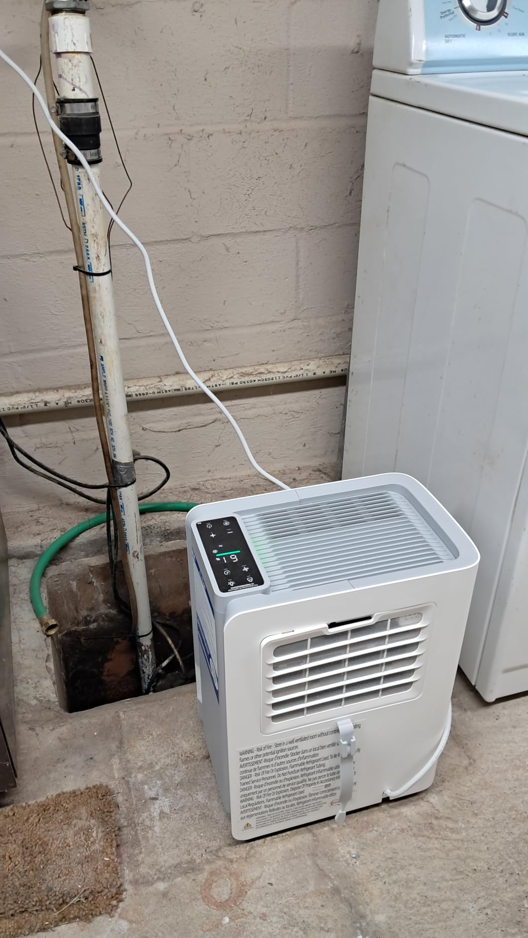 AEOCKY 50 Pint/Day, 3500Sq.Ft Ultra-Quiet 40dB Dehumidifier with Drain Hose customer photo 2
