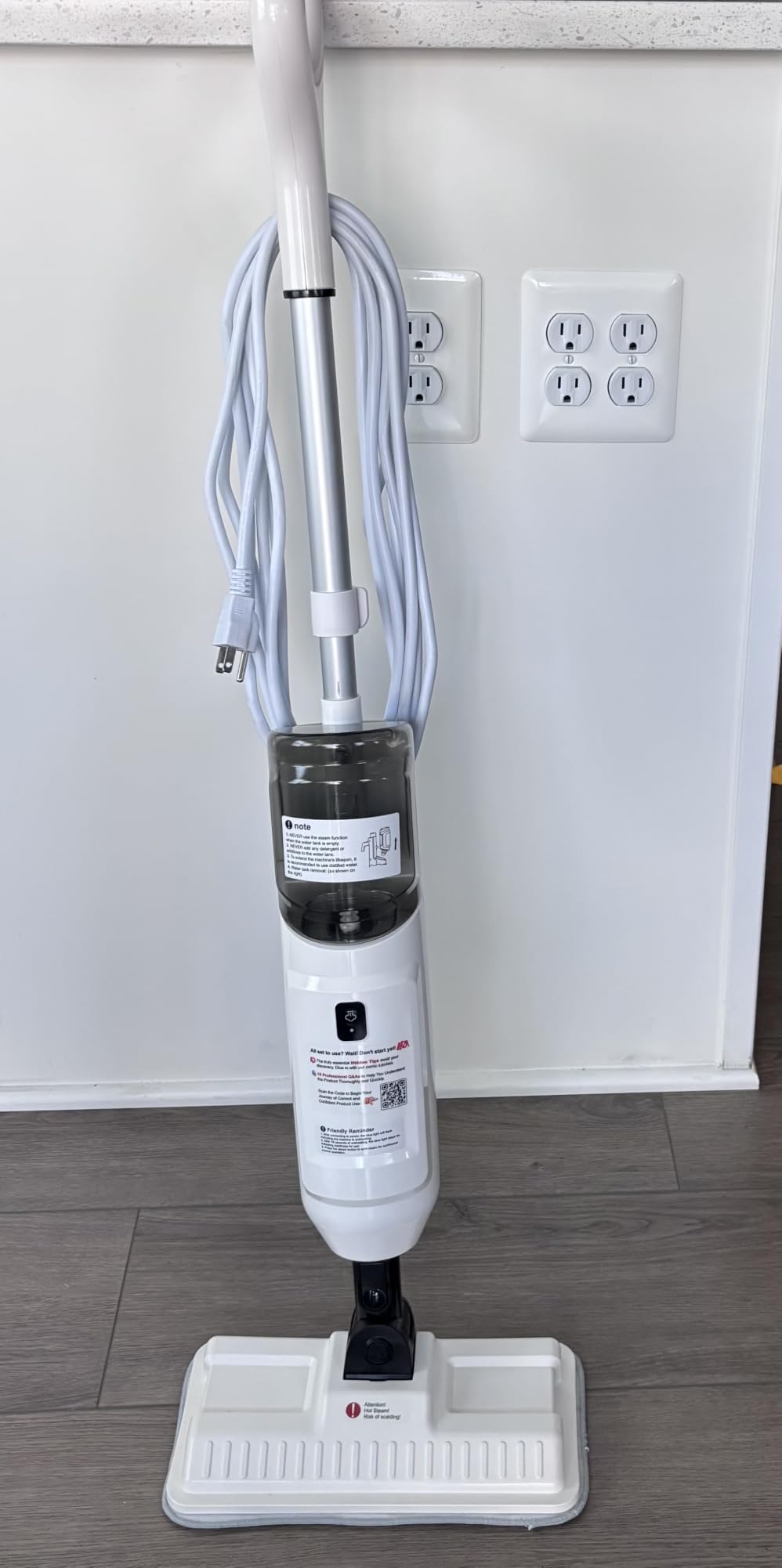 Steam Mop Cleaner 260°F Steam in 15s, 16.9oz Tank Hardwood and Tile customer photo 2