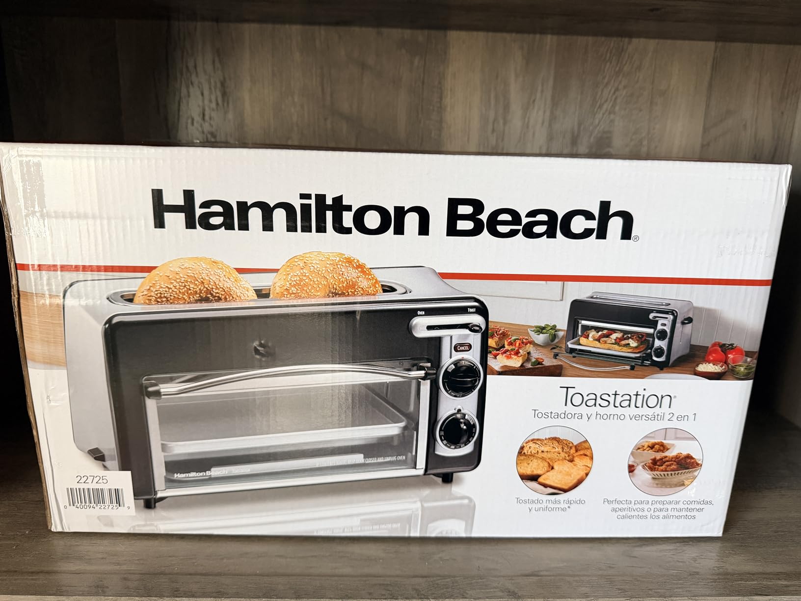Hamilton Beach 2-in-1 Countertop Toaster Oven & Long Slot 2 Slice Toaster customer photo 1