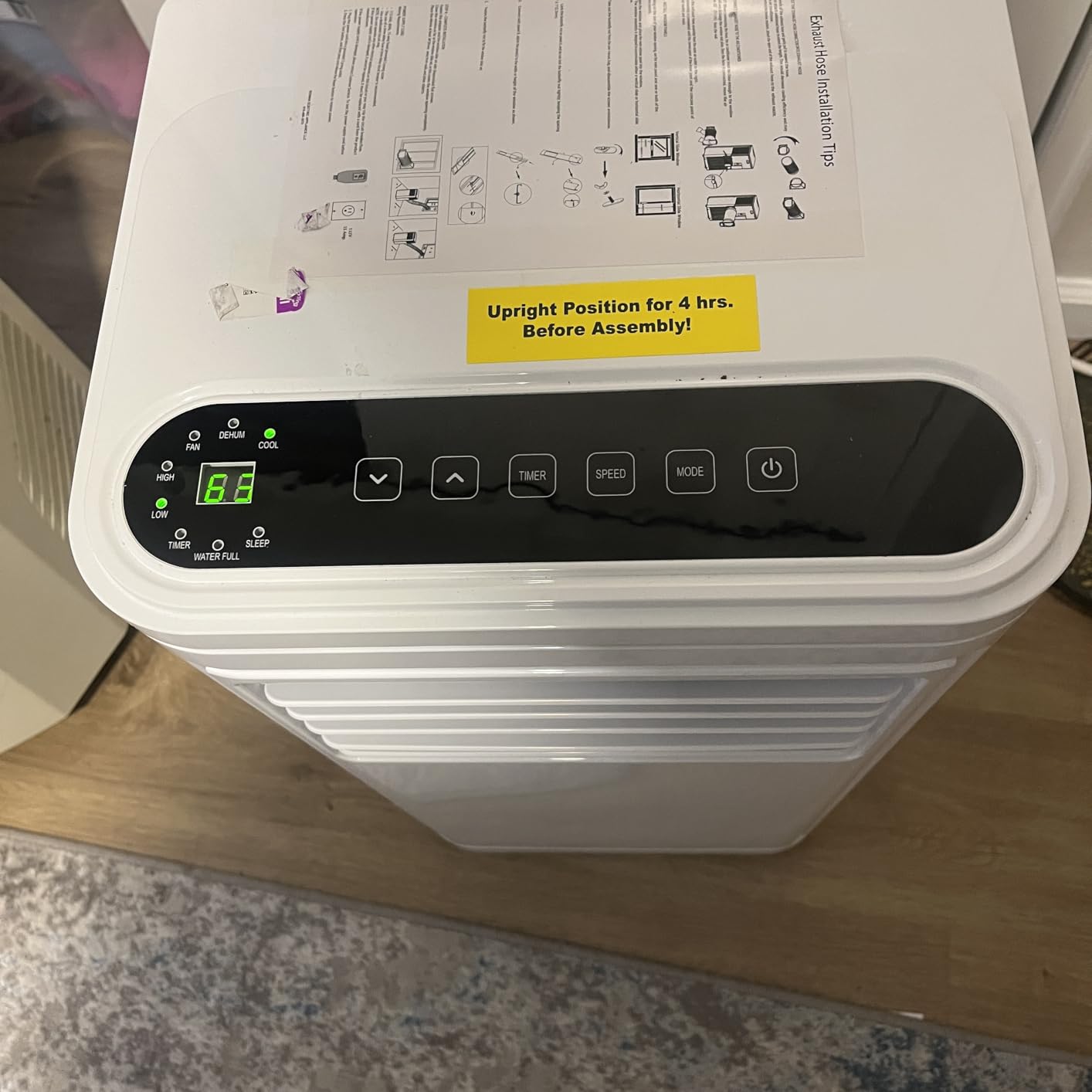 ZAFRO Portable Air Conditioner, 12000 BTU(8000 BTU SACC), 72H Drainage-free customer photo 1