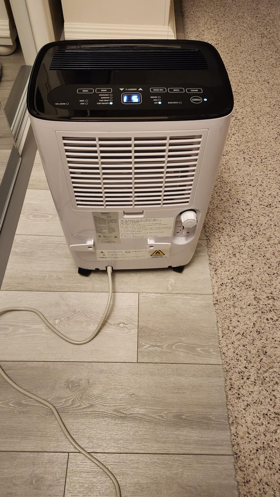 Yaufey 150 Pint Dehumidifier with Pump for Basement 8500 Sq. Ft. customer photo 2