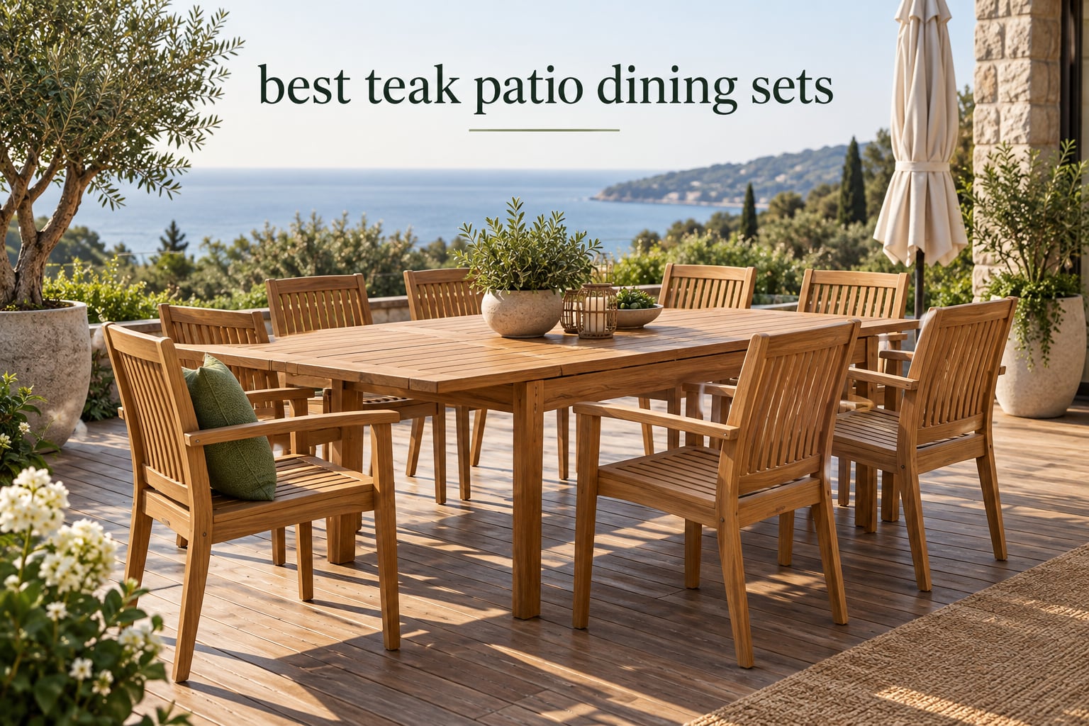 8 Best Teak Patio Dining Sets (October 2026)